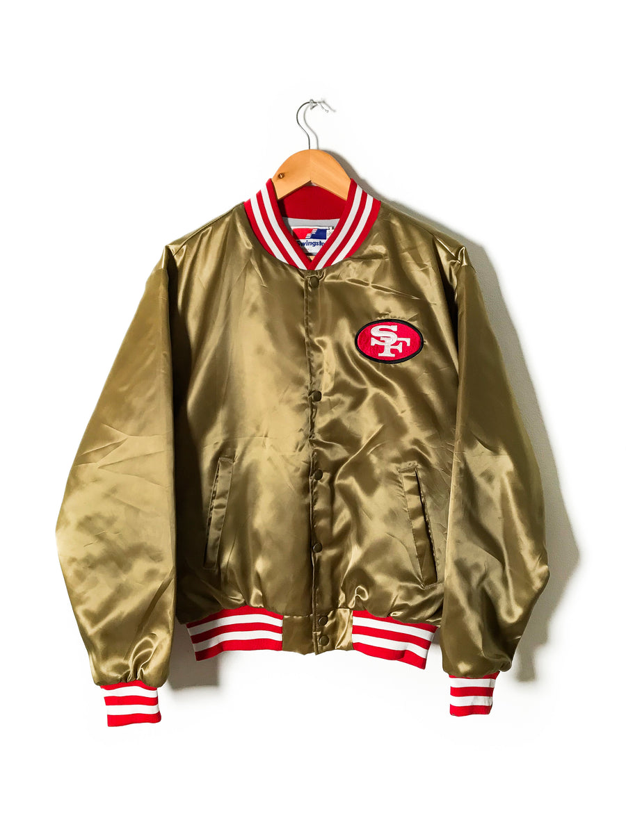 49ers Jacket  San Francisco Starter Gold Bomber Jacket