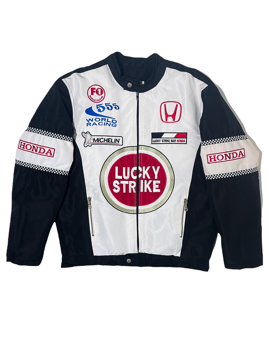 レア！ lucky strike HONDAジャケット - バイクウエア