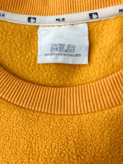 MLB Yankees Yellow Crewneck Sweater (L)