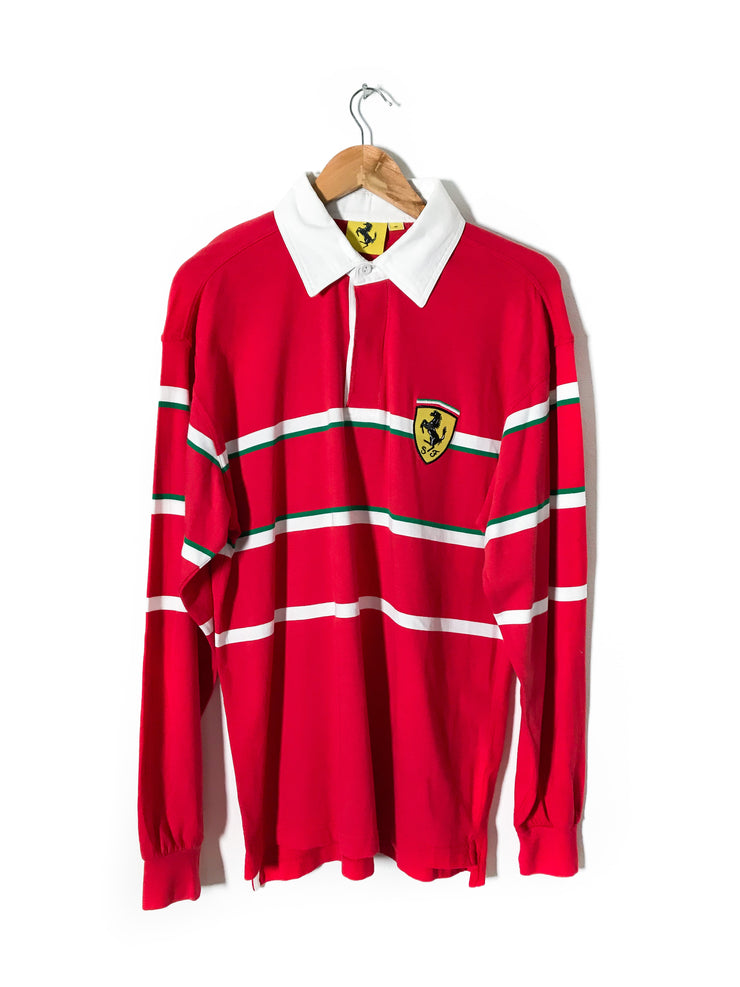 Ferrari Team 90s Rugby Shirt (M)