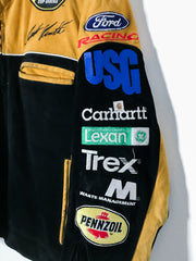 DEWALT Team Nascar Leather Jacket by Chase Authentic (S/M)