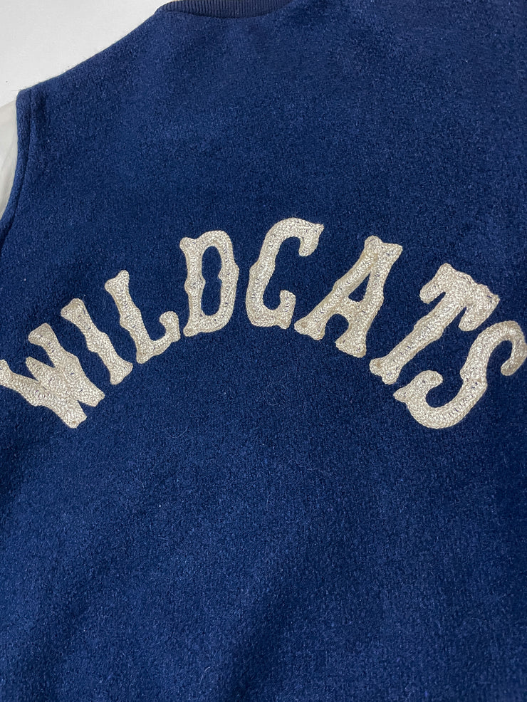 80s Wildcats Varsity Club Wool Jacket (M)