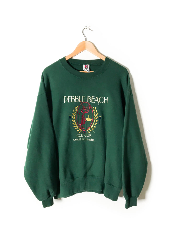 90s Pebble Beach Crewneck Sweater (L)