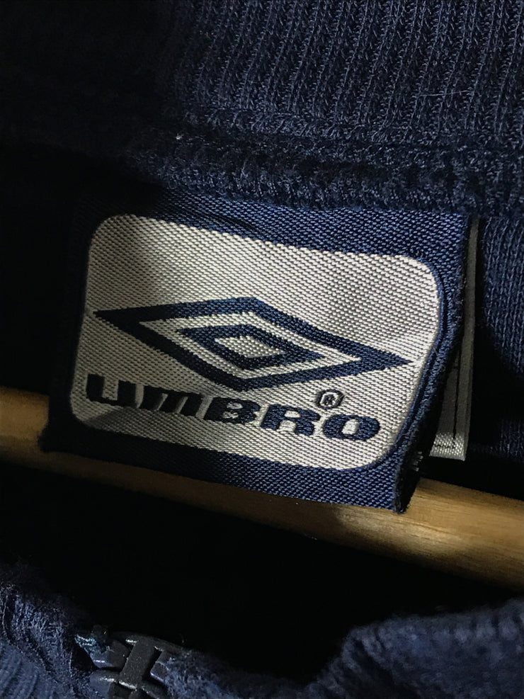 Umbro navy full-zip sweatshirt (L)