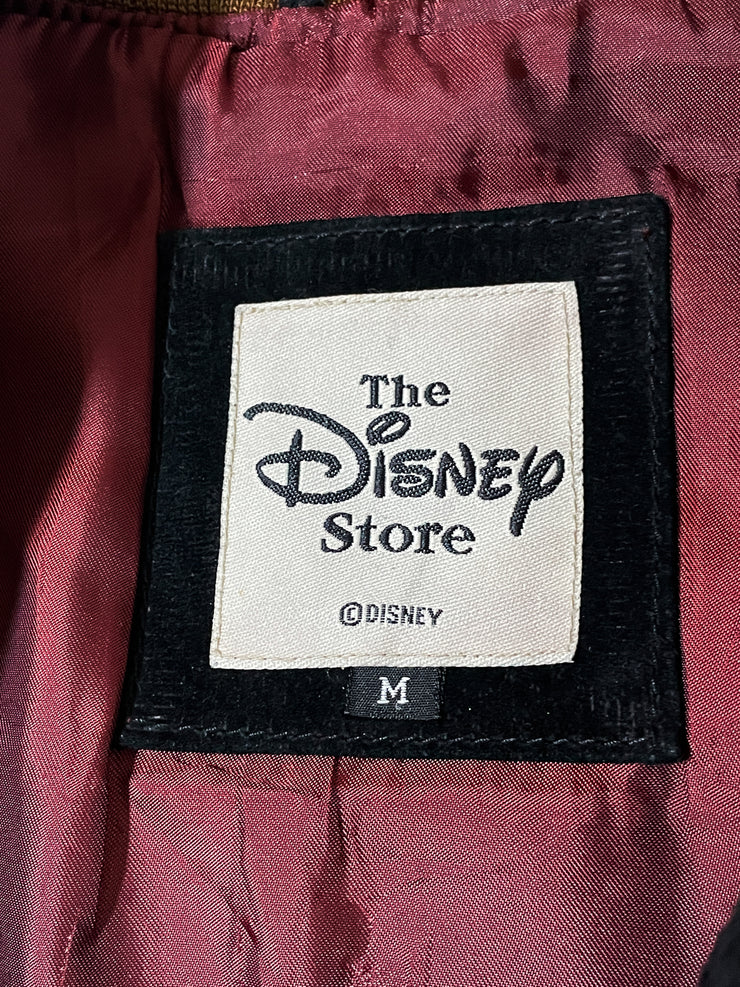 90s Disney Mickey Varsity Leather Jacket (M)