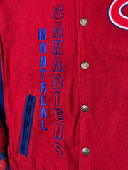 90s NHL Montreal Canadiens Varsity Jacket (XL)
