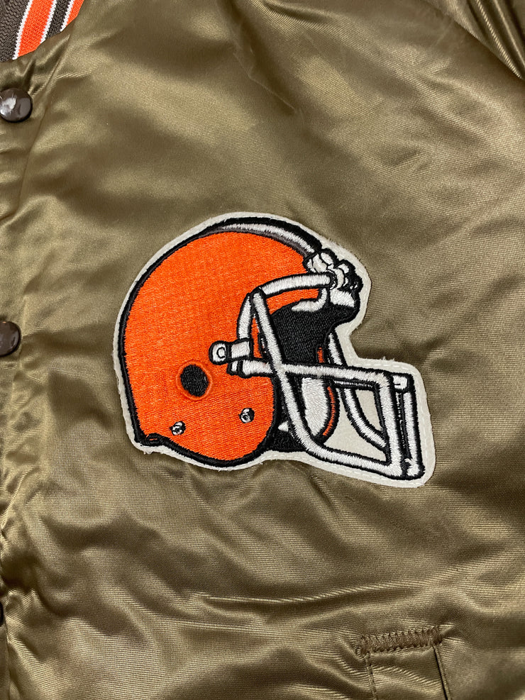 NFL Cleveland Browns Chalkline Satin Bomber (M)