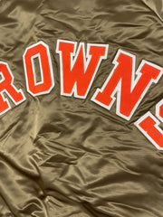 NFL Cleveland Browns Chalkline Satin Bomber (M)