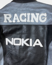 90s F1 Nokia Tyrrell Team Leather Jacket (L)