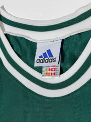 90s Adidas Green Basketball Jersey (2XL)
