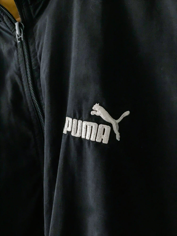 Puma Black and Yellow Tracksuit
