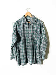 Herren Globus Plaid Flannel Shirt (L/XL)