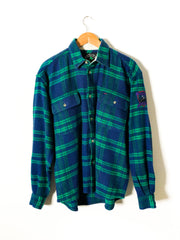 Victory 80s Made in Italy Flannel Wool Shirt (L/XL)