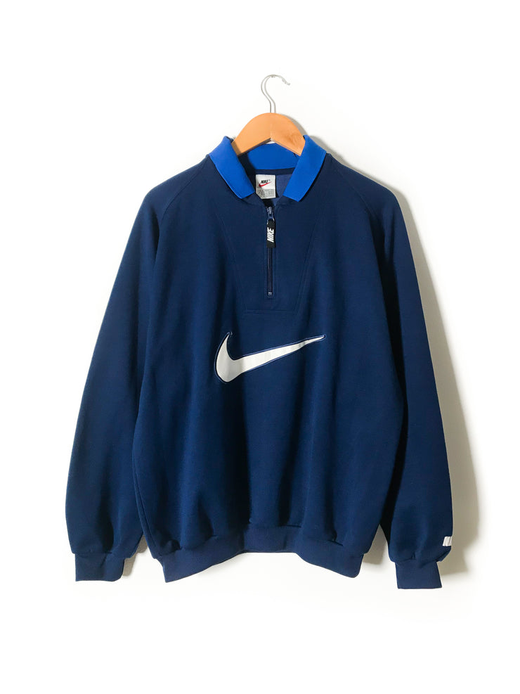 Nike 90s Polo Half Zip Sweatshirt (M/L)