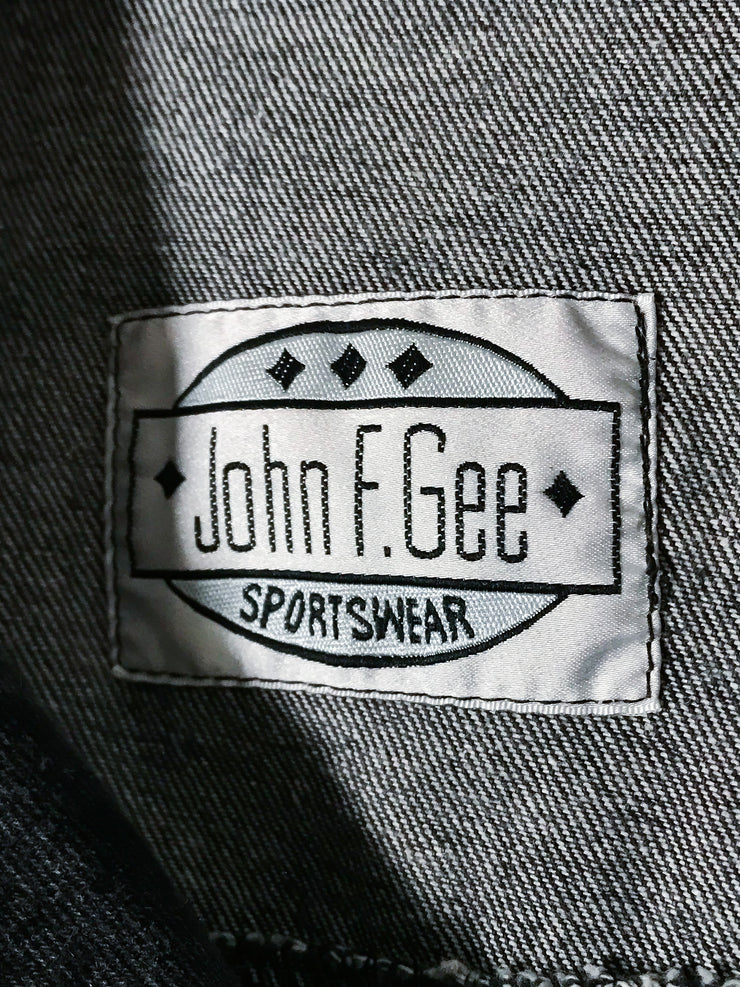 John F.Gee Denim Faded Black Jacket (L/XL)