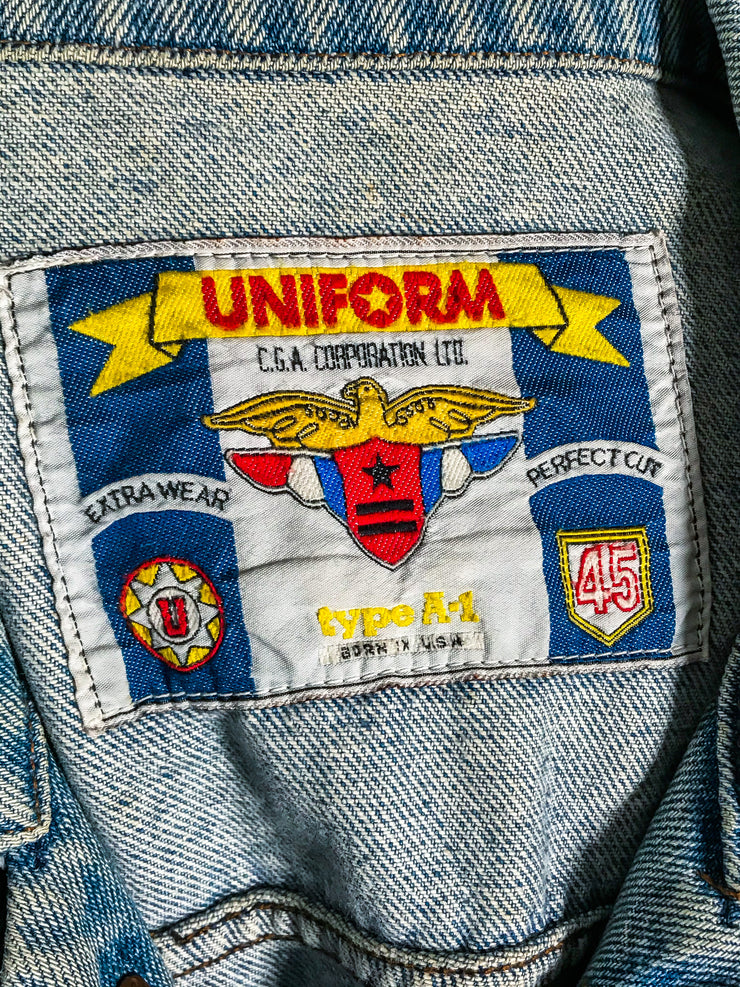UNIFORM 80s USA DENIM JACKET (L/XL)