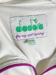 Diadora White & Purple Track Jacket (M/L)