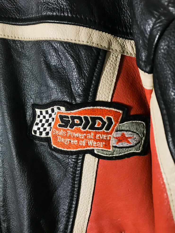 Spidi Italy 80s Leather Biker Jacket (M)