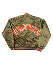 NFL Cleveland Browns Chalkline Satin Bomber (M)