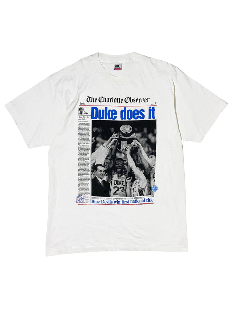 1991 Duke Champions Tee (XL)