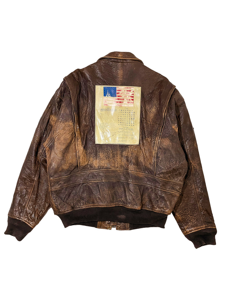 1991 Top Gun Avirex US Navy Forces G-1 Bomber (L)