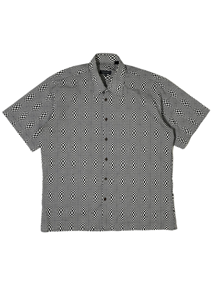 Optical illusion print shirt (XL)