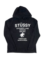 Stüssy Steamer Lane Hooded Shirt (L)